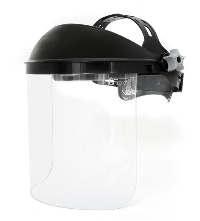 투명 보안면(머리타입)