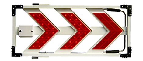 1000mm *440mm 3줄 갈매기 흐름 표지판