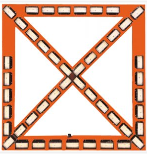 1800mm *1800mm 사각 양방향 싸인보드