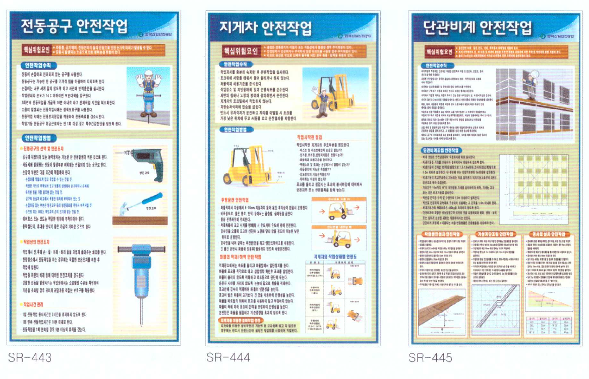 전동공구, 지게차, 단관비계