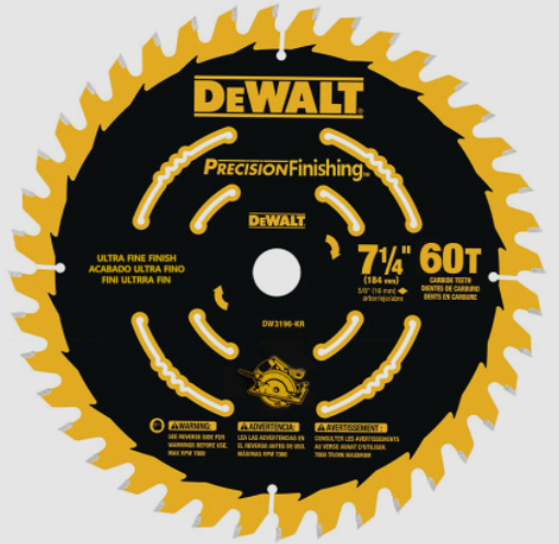 원형톱(71/4") 톱날