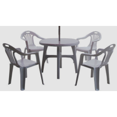 탁자 &등받이 의자