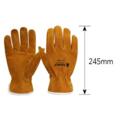 취부 가죽 장갑